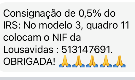 Consignação do IRS